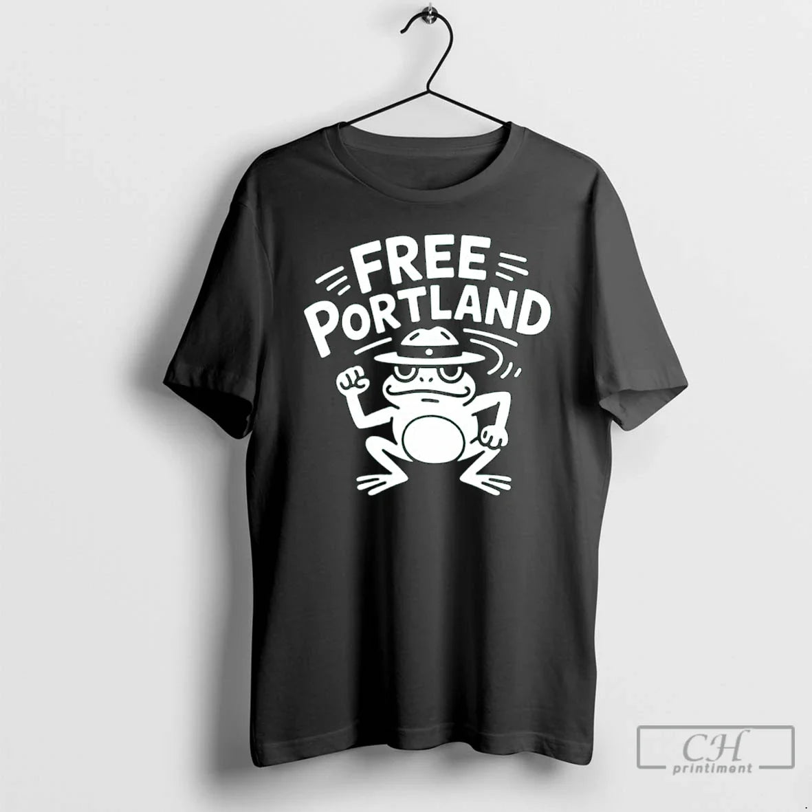 Classic Portland Frog Free Portland Long Sleve T Shirts