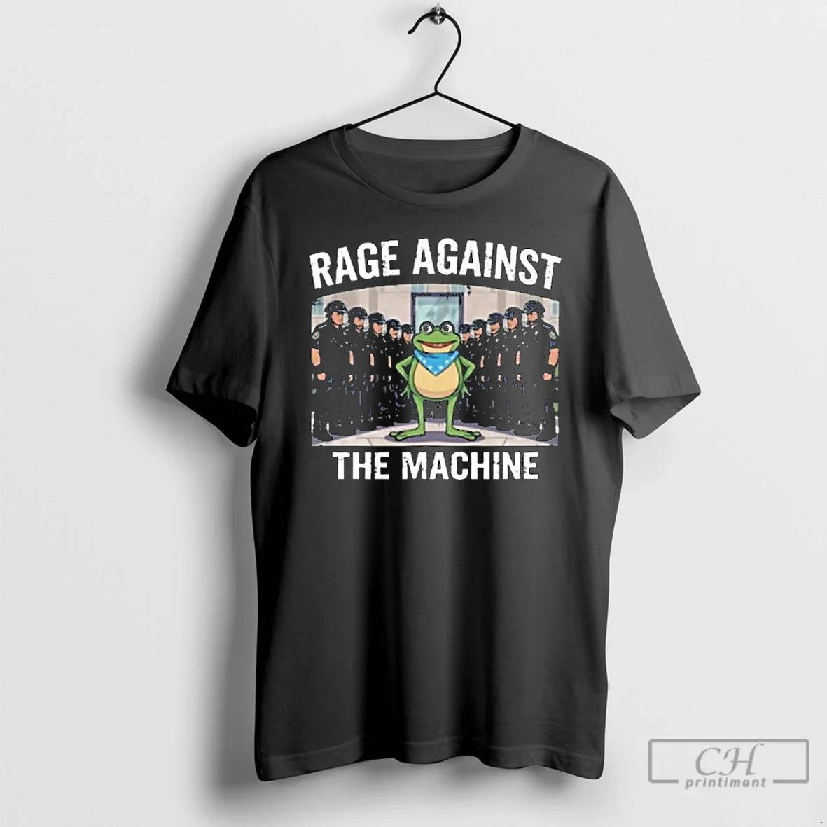 Classic Portland Frog Protest Anti Ice Anti Fascism Anti Trump Long Sleve T Shirts