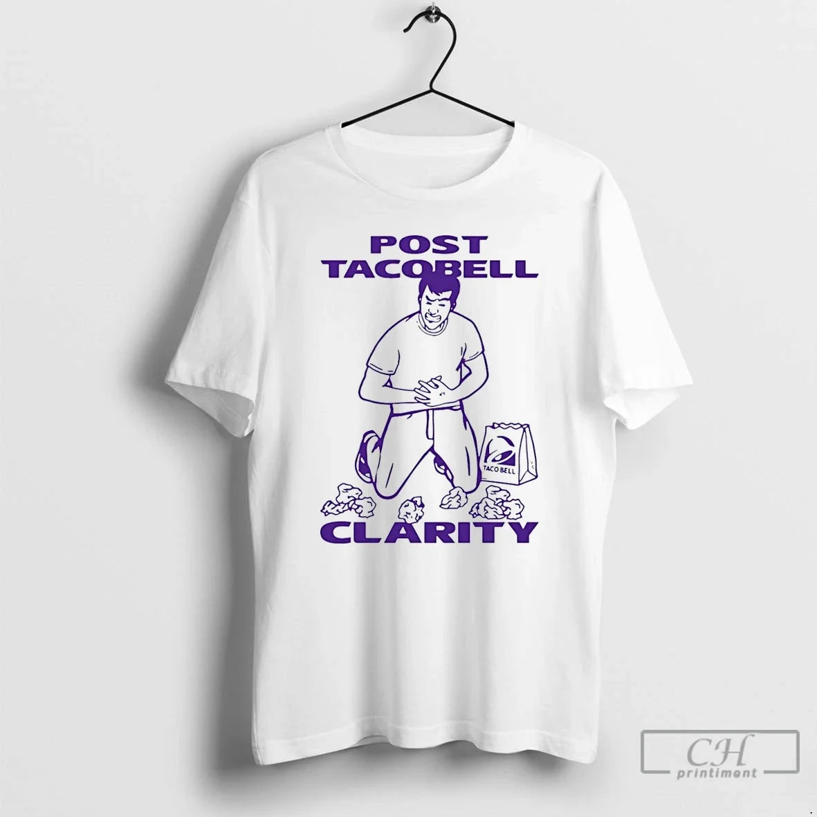 Classic Post Taco Clarity Taco Bell T Shirts