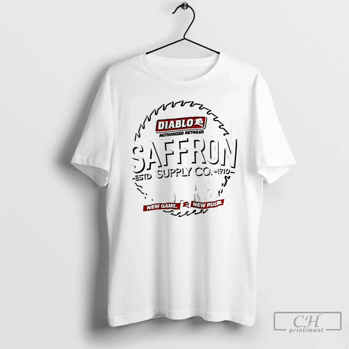 Classic Saffron Supply Estf 1910 New Game New Rules T Shirts