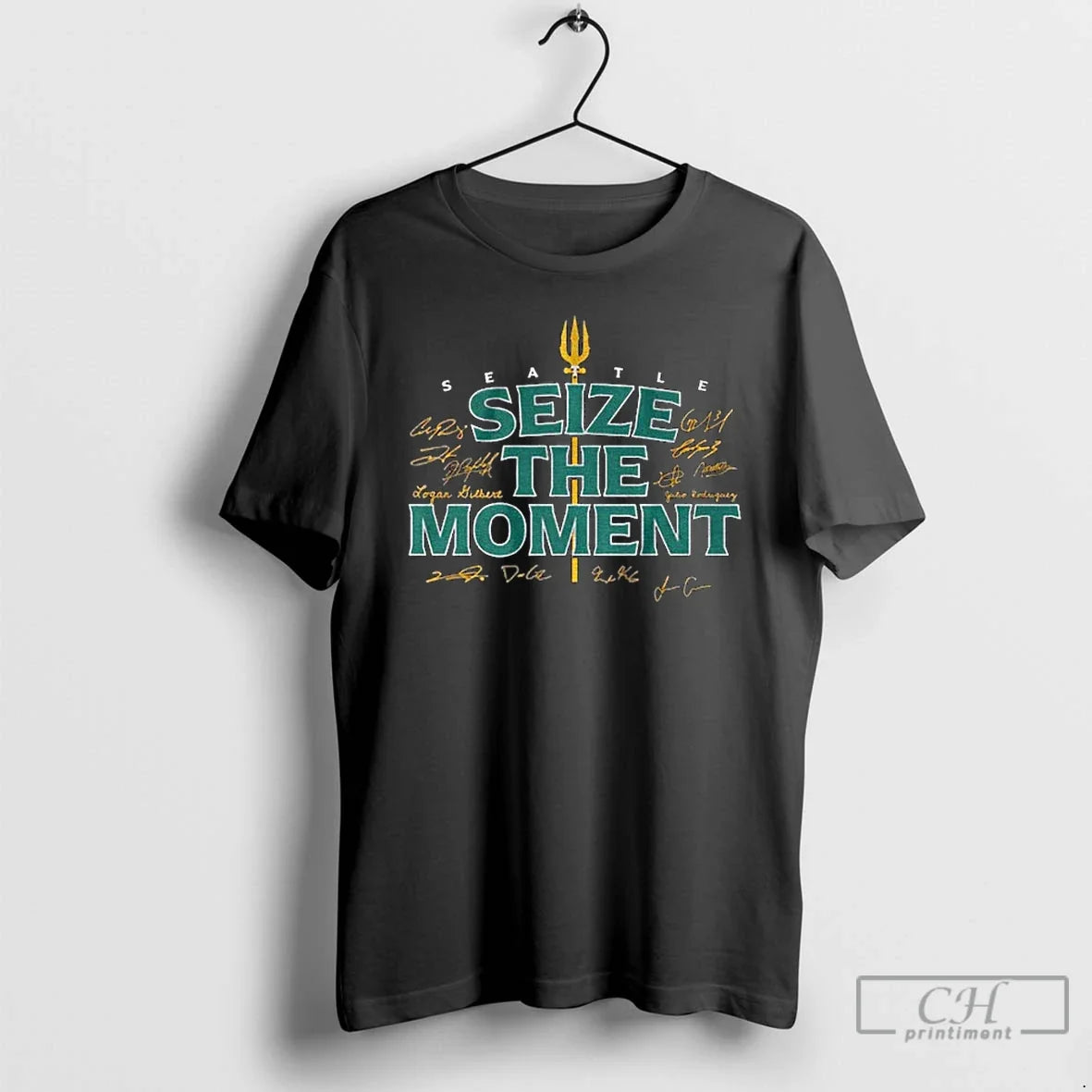 Classic Seattle Mariners Seize The Moment Signature American League Division Series T Shirts