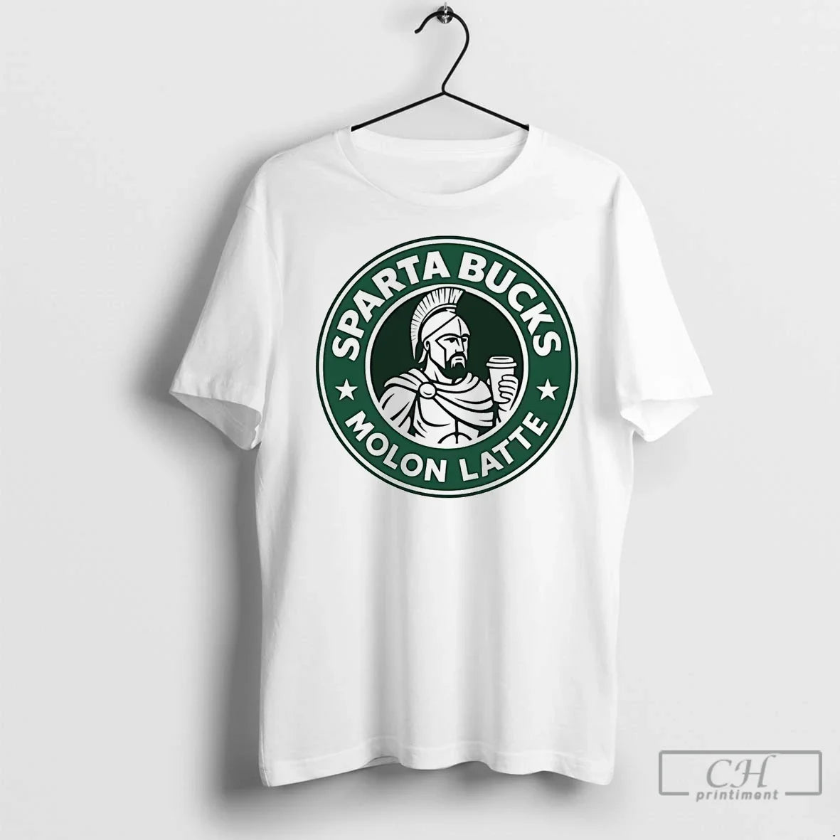 Classic Sparta Bucks Molon Latte Starbucks Parody