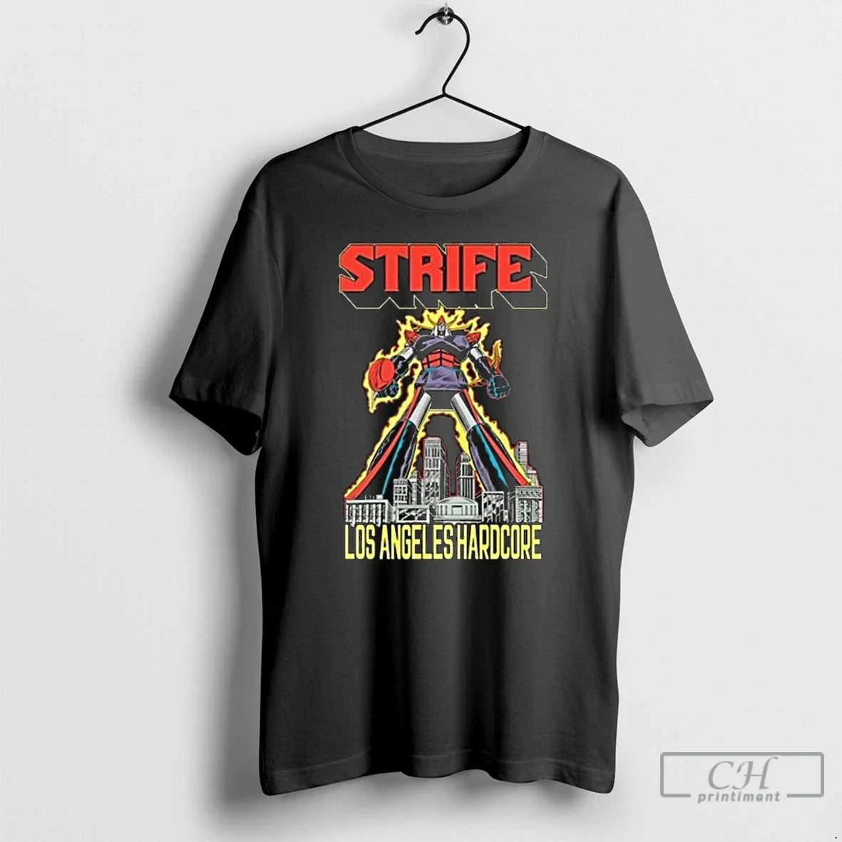 Classic Strife Los Angeles Hardcore Long Sleve T Shirts