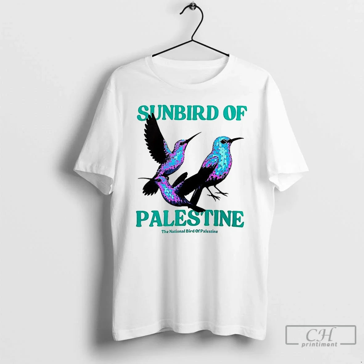 Classic Sunbird Of Palestine National Sunbird Side Cinnyris Osea T Shirts