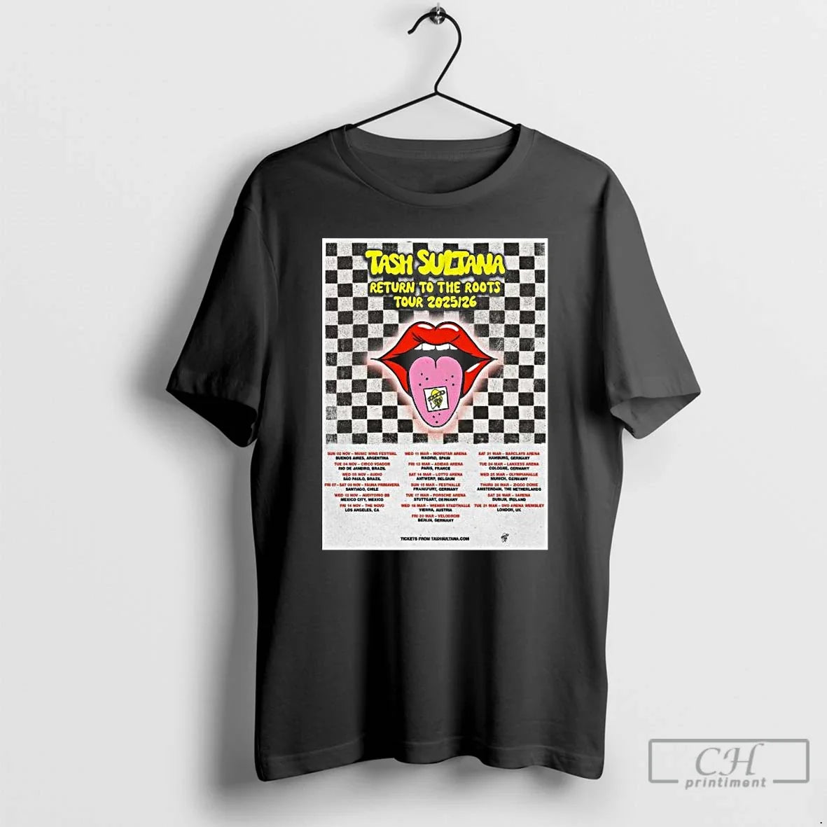 Classic Tash Sultana Return To The Roots Show 2025 2026 Long Sleve T Shirts