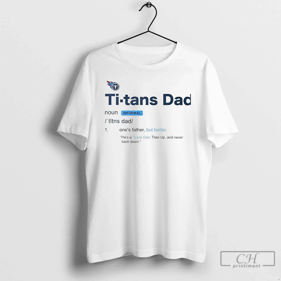 Classic Tennessee Titans Dad Definition Meaning T Shirts