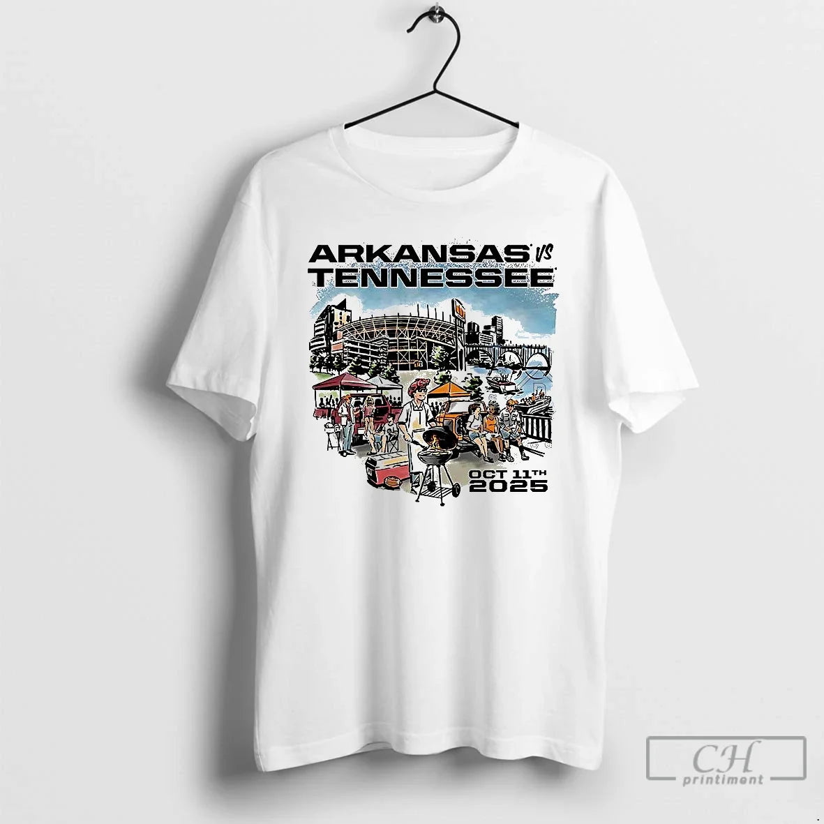 Classic Tennessee Vs Arkansas Game Day 2025 T Shirts
