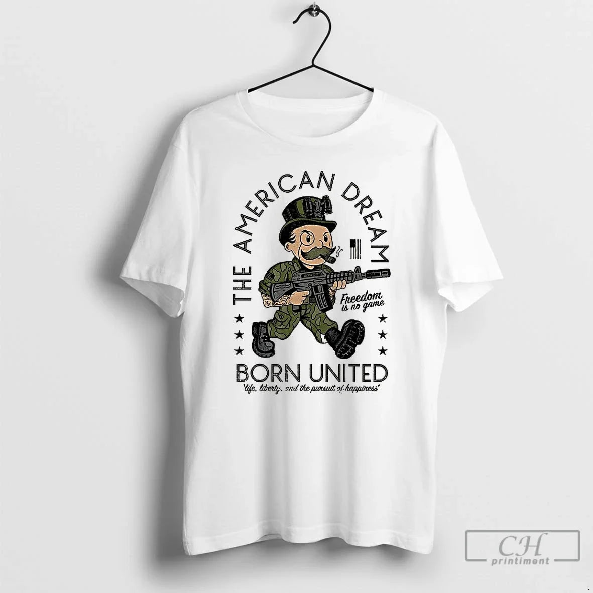 Classic The American Dream Freedom Is No Game T Shirts