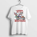 Classic The Avett Brothers Biker American Flag T Shirts