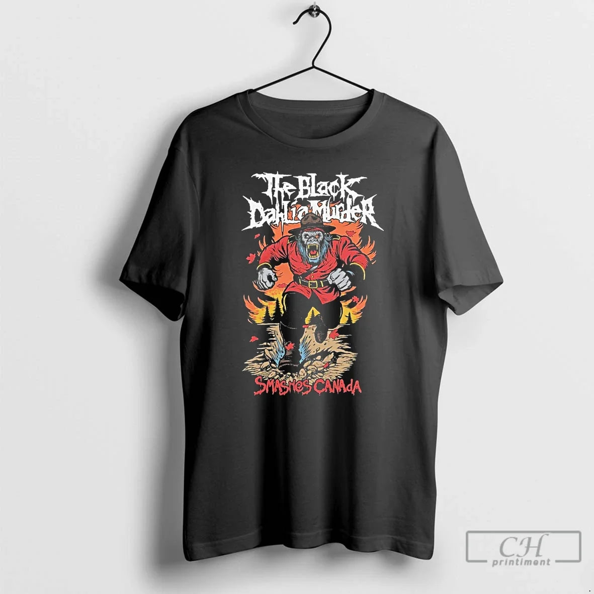 Classic The Black Dahlia Murder Smashes Canada T Shirts