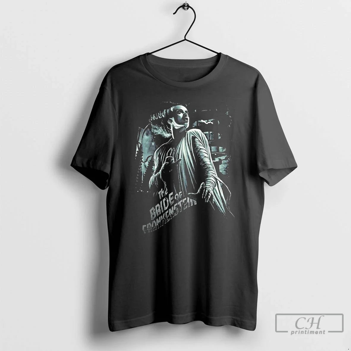 Classic The Bride Of Frankenstein 90th Anniversary Long Sleve T Shirts