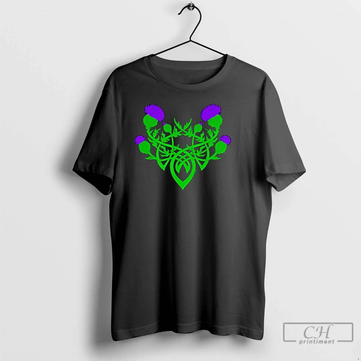 Classic Thistle Knotwork T Shirts