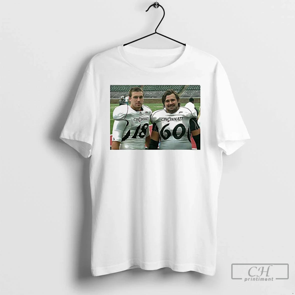 Classic Travis Kelce And Jason Kelce Cincinnati Bearcat Image T Shirts