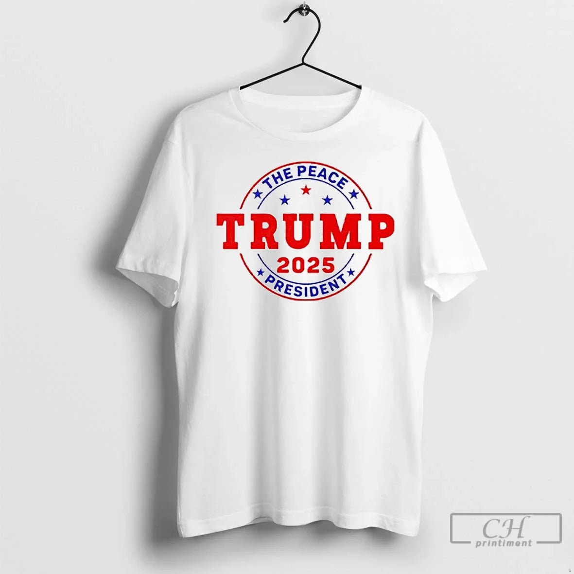 Classic Trump The Peace President 2025 Ornaments