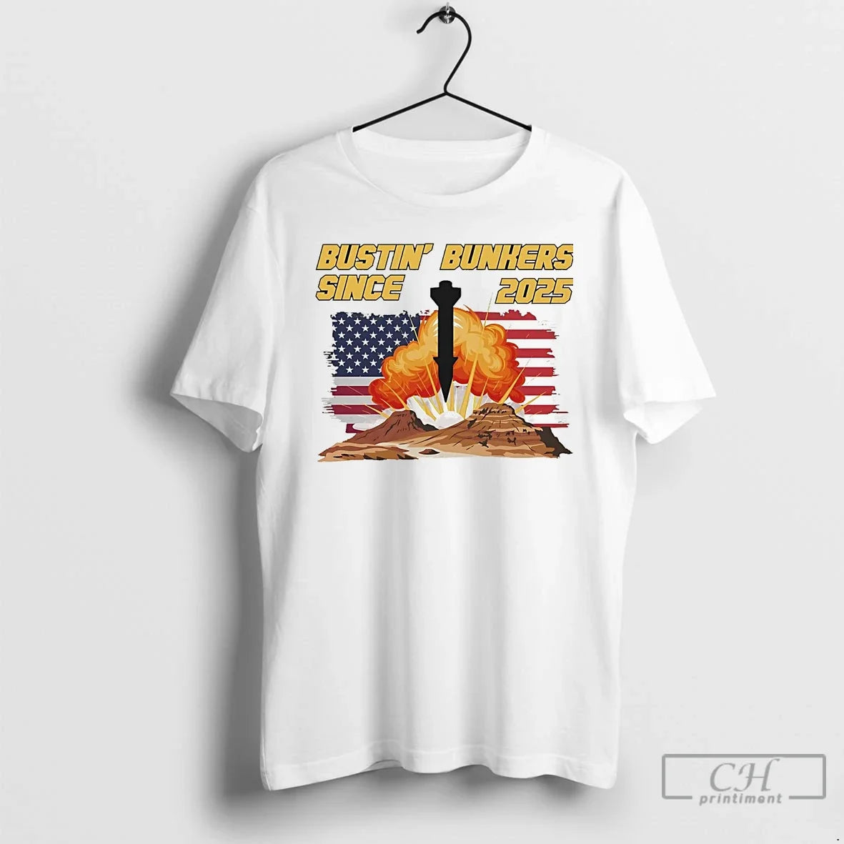 Classic Usa Bustin Bunkers Since 2025 T Shirts