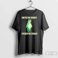 Classic United We Ribbit Divided We Croak Frog Of Portland T Shirts