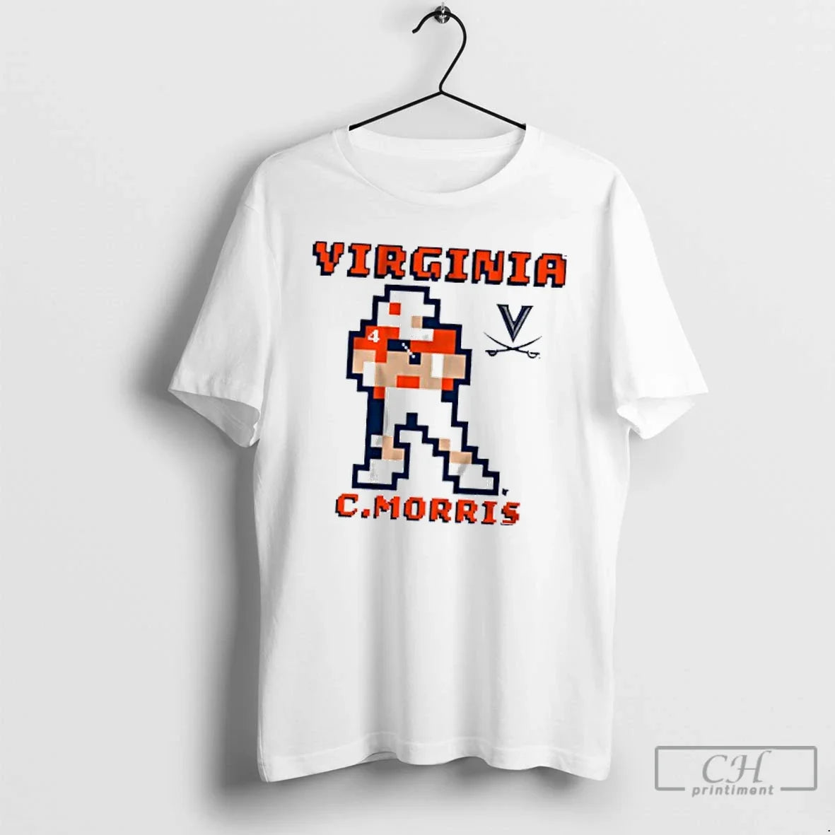 Classic Virginia Football Chandler Morris Retro Baller T Shirts