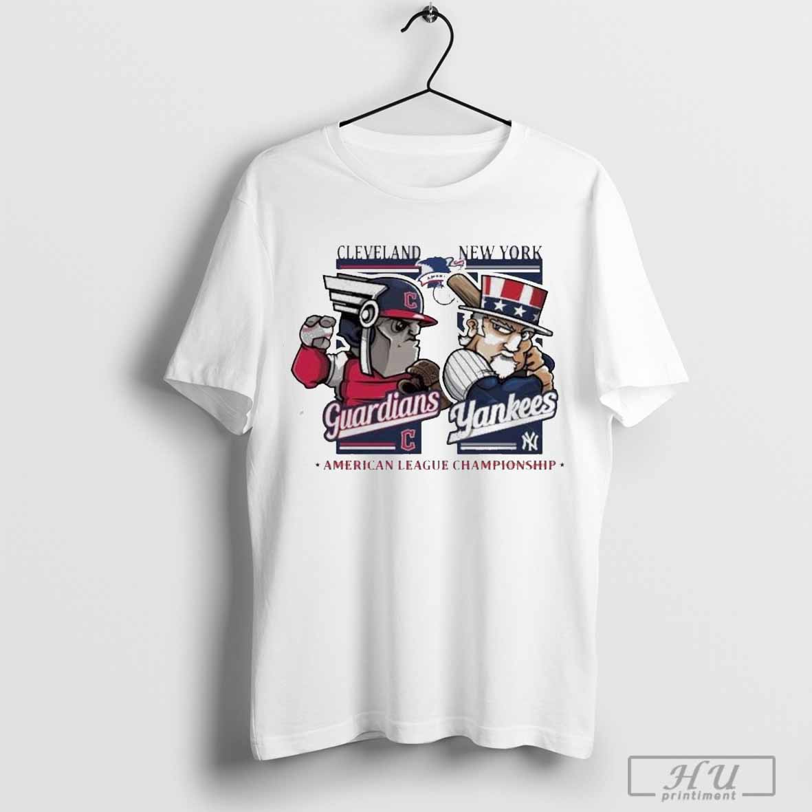 Cleveland Guardians Vs New York Yankees American League Championship Mascot