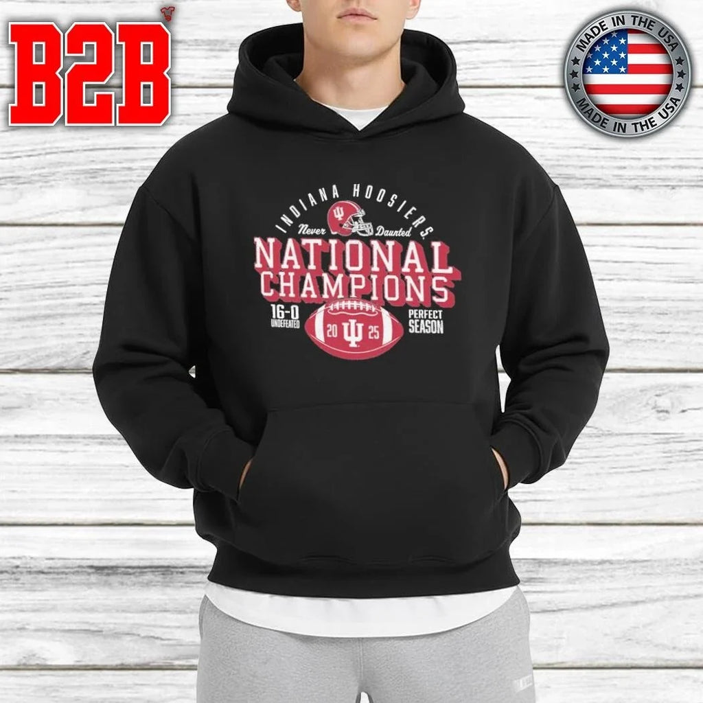 College Football Playoff 2026 Retro Brands Indiana National Champions Perfect Season Shirt