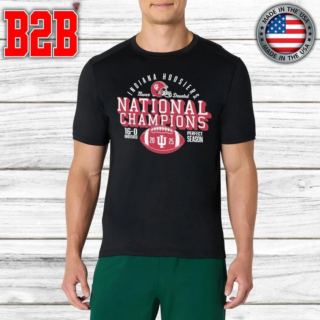 College Football Playoff 2026 Retro Brands Indiana National Champions Perfect Season Shirt