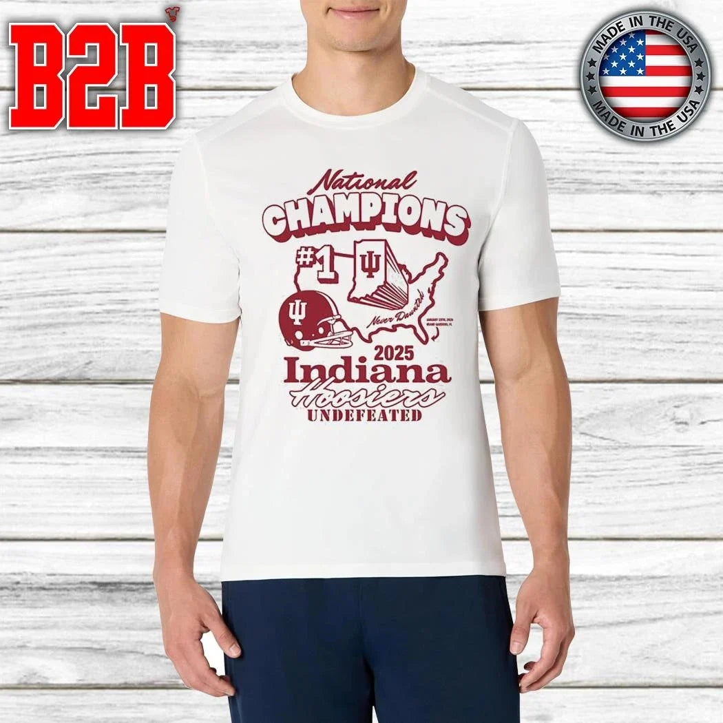 College Football Playoff 2026 Something Inked Indiana National Champions Retro Shirt Unisex