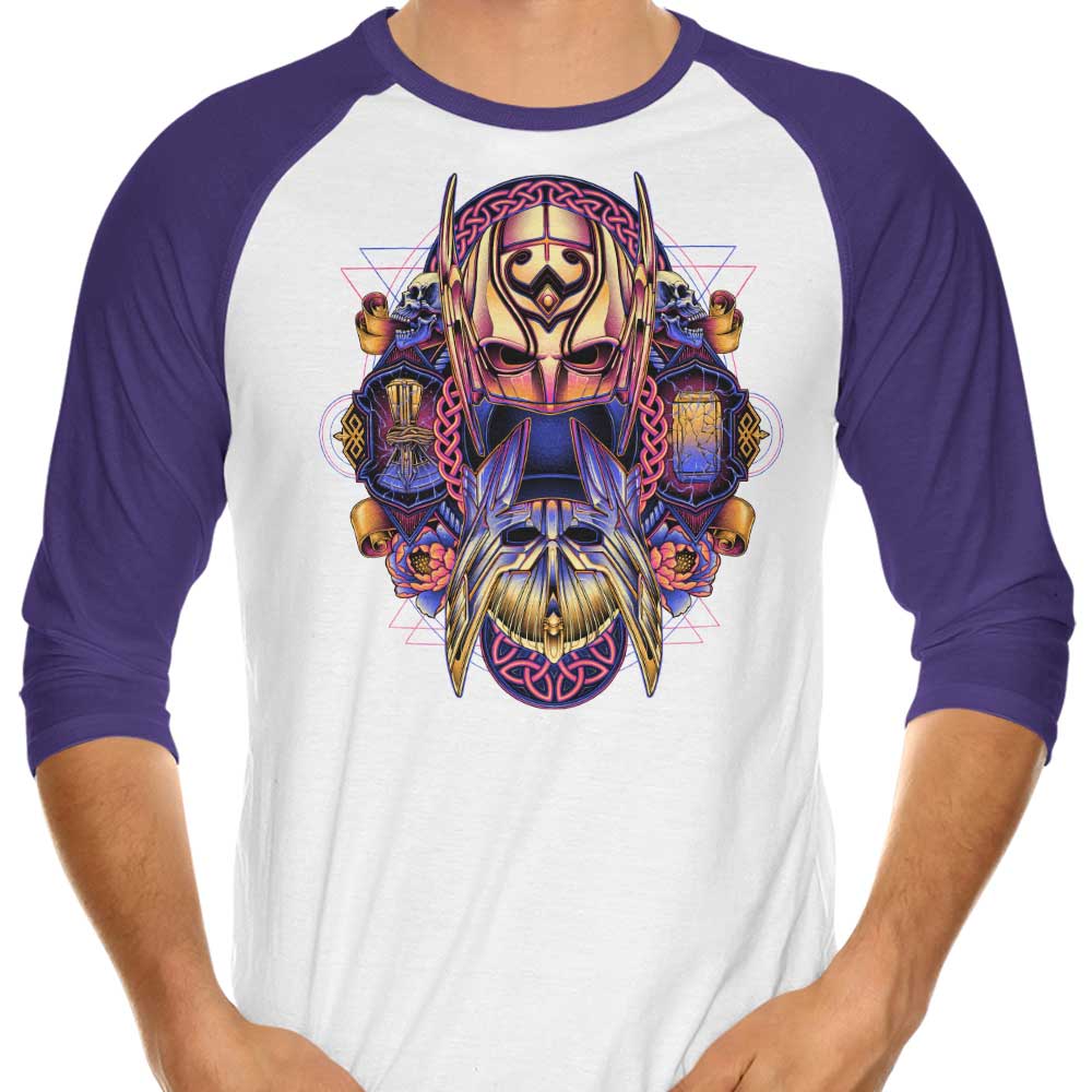 Colorful Thunder - 3/4 Sleeve Raglan