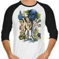 Crazy Space - 3/4 Sleeve Raglan