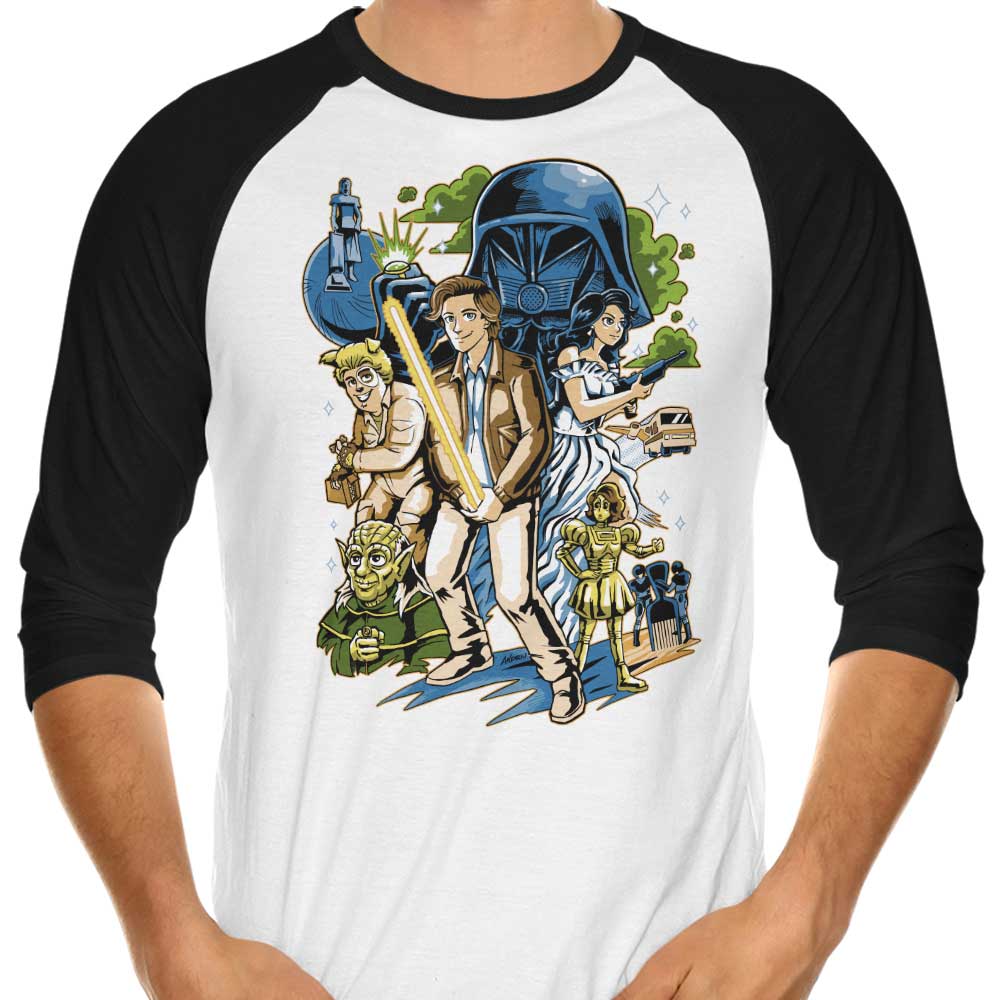 Crazy Space - 3/4 Sleeve Raglan