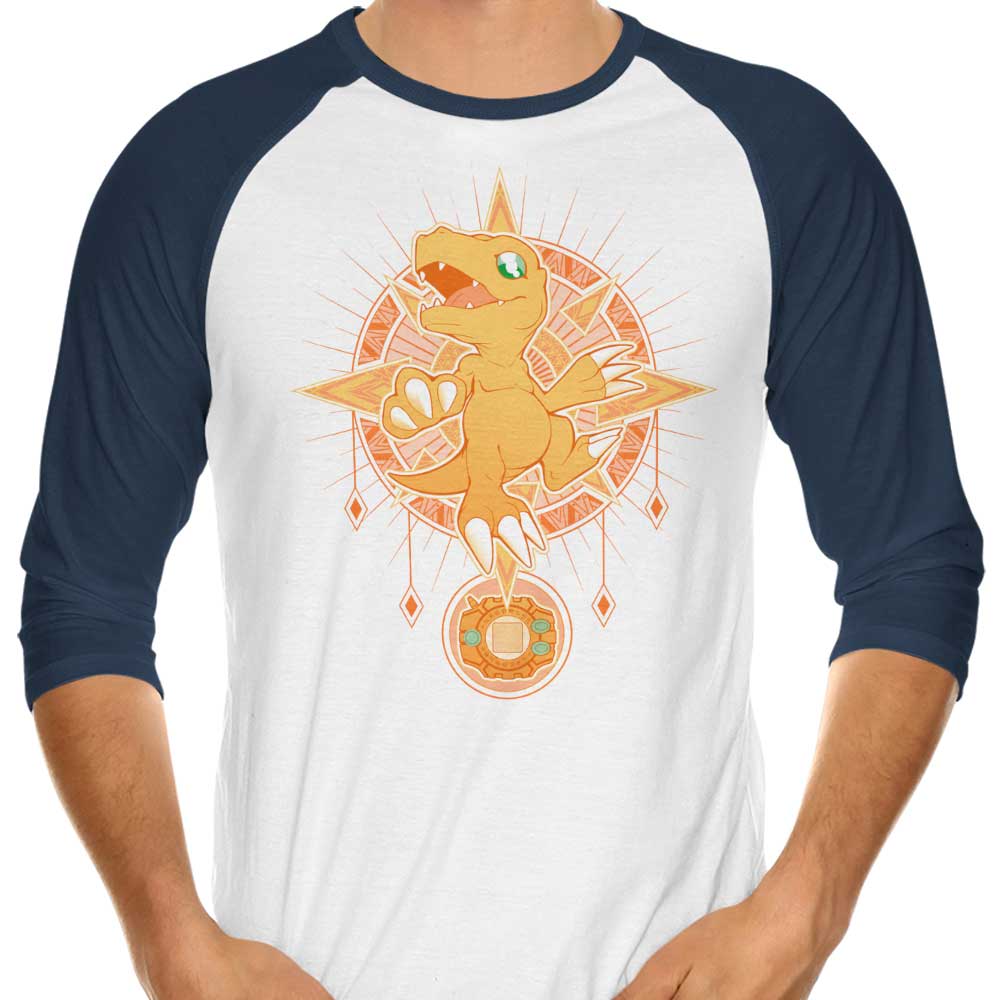 Crest of Courage - 3/4 Sleeve Raglan