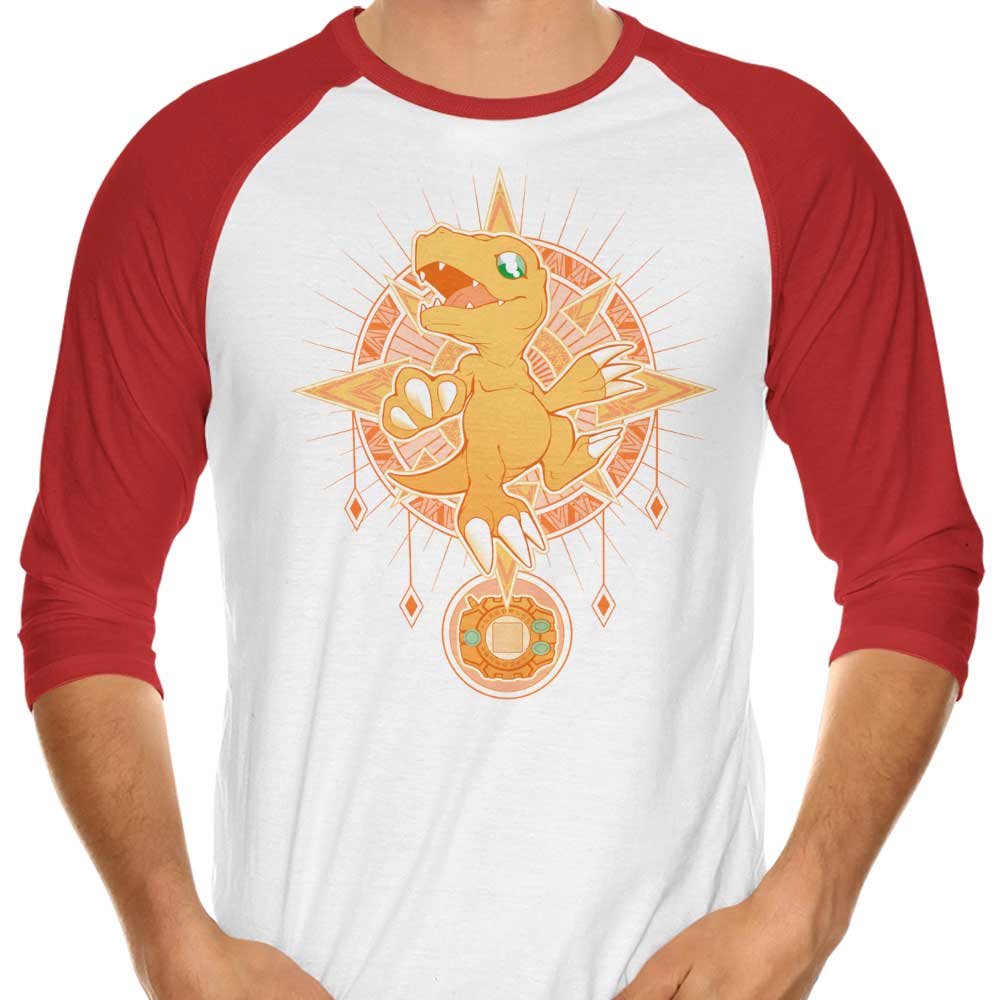 Crest of Courage - 3/4 Sleeve Raglan