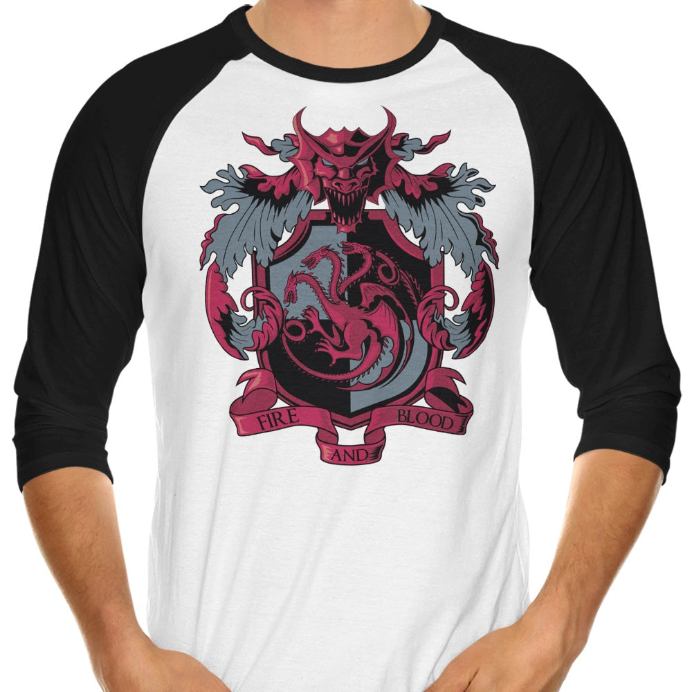 Crest of the Dragon - 3/4 Sleeve Raglan