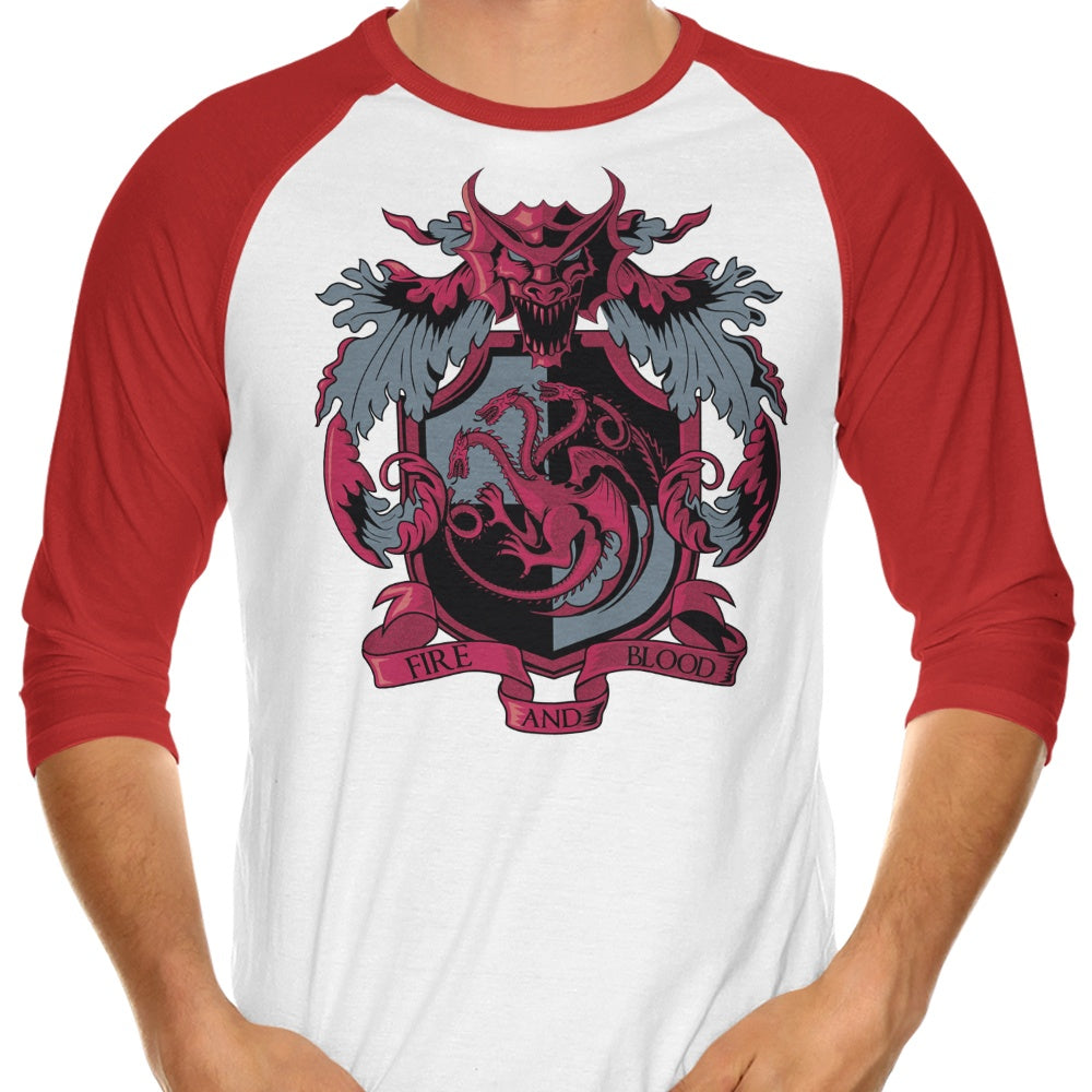 Crest of the Dragon - 3/4 Sleeve Raglan