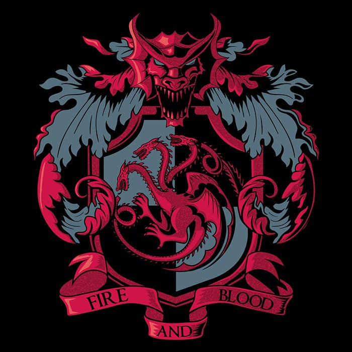 Crest of the Dragon - 3/4 Sleeve Raglan