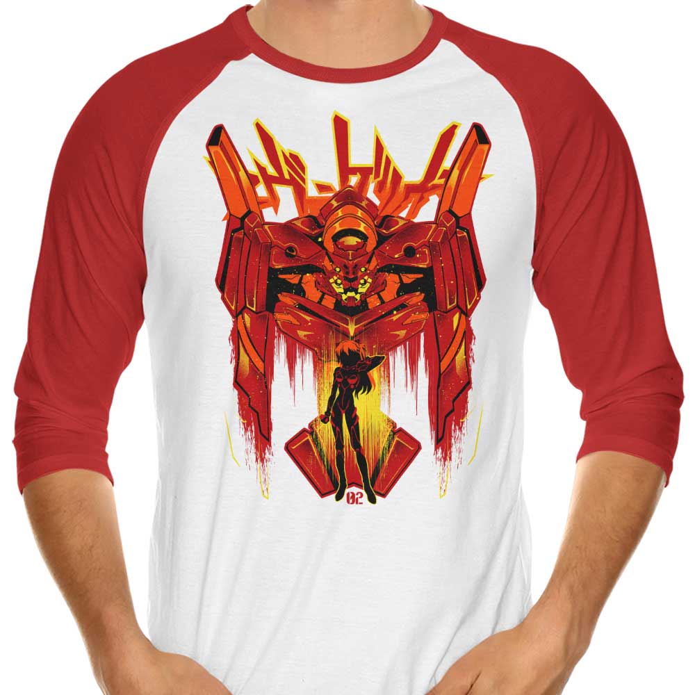 Crimson Signal - 3/4 Sleeve Raglan