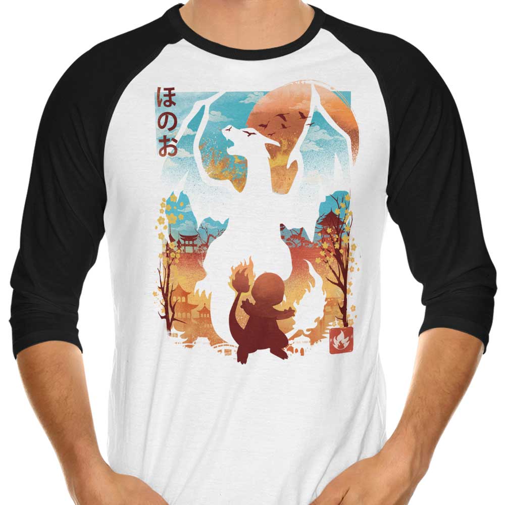 Crimson Sky - 3/4 Sleeve Raglan