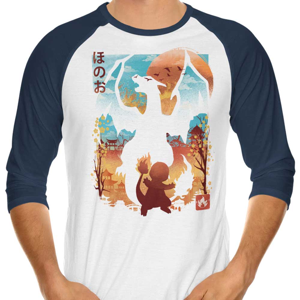 Crimson Sky - 3/4 Sleeve Raglan