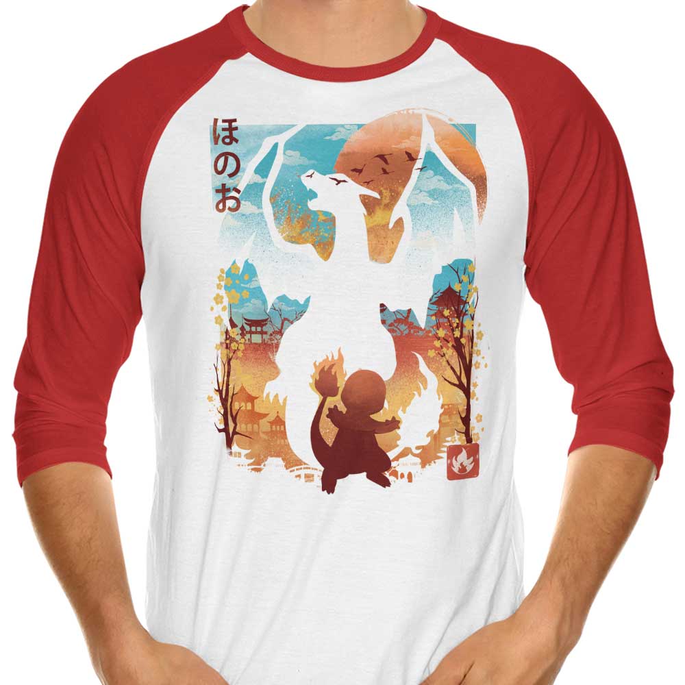 Crimson Sky - 3/4 Sleeve Raglan