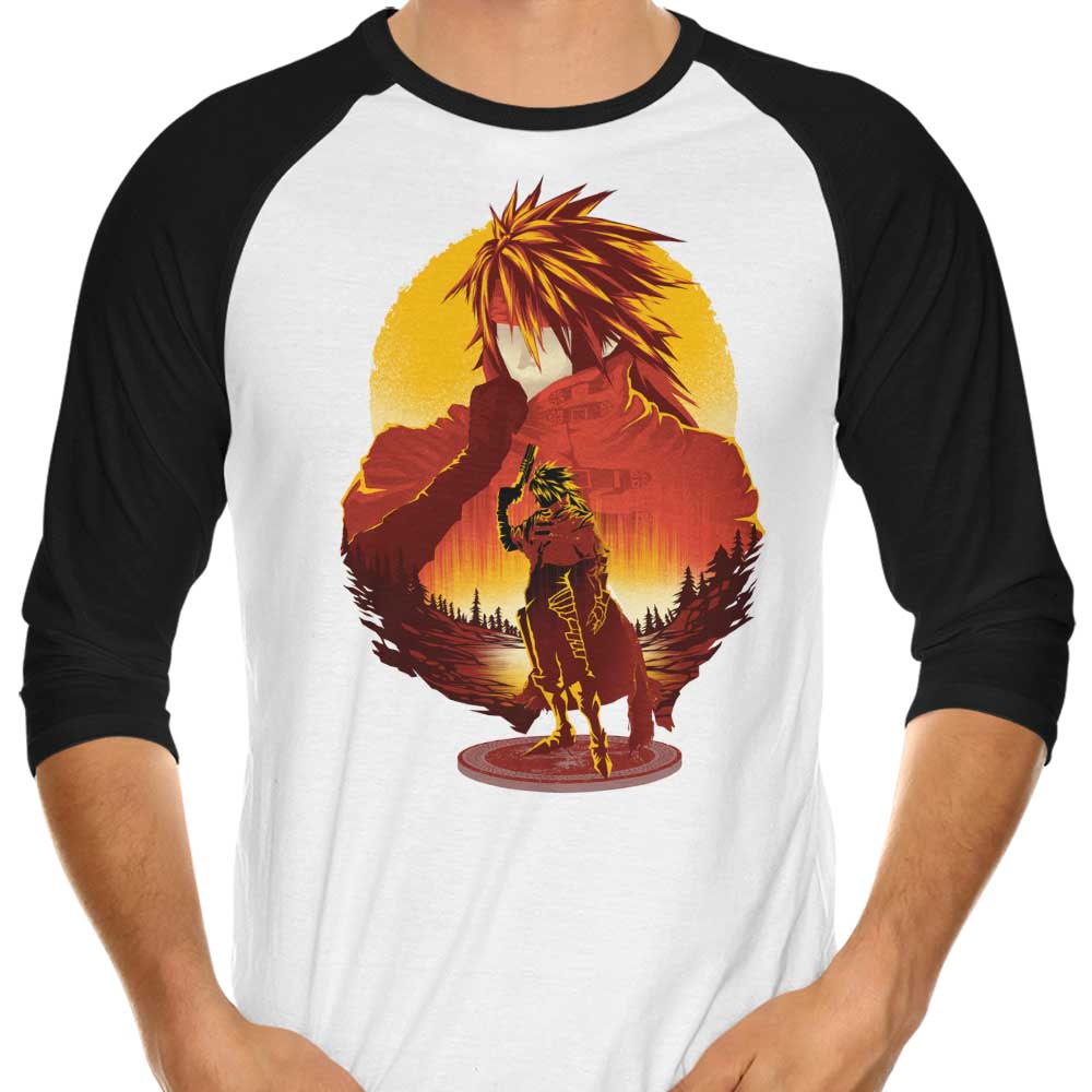 Crimson Sunset - 3/4 Sleeve Raglan