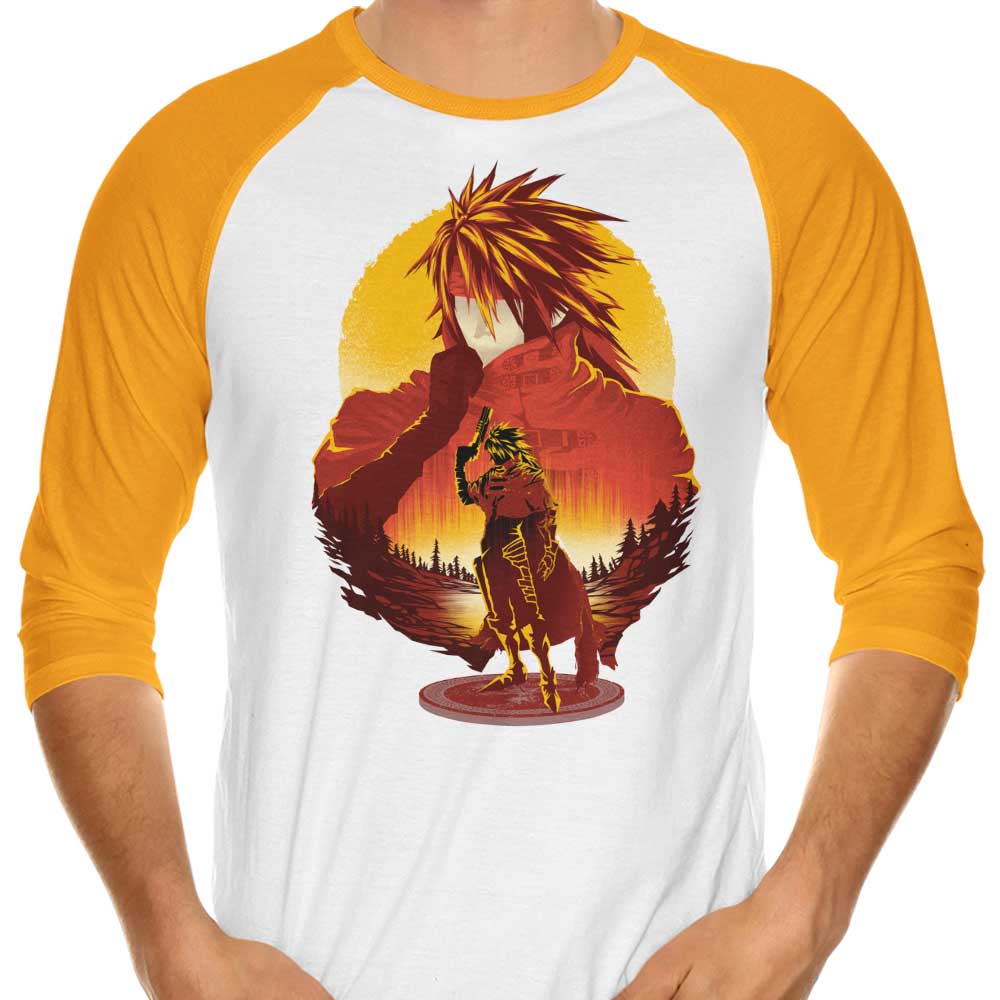 Crimson Sunset - 3/4 Sleeve Raglan