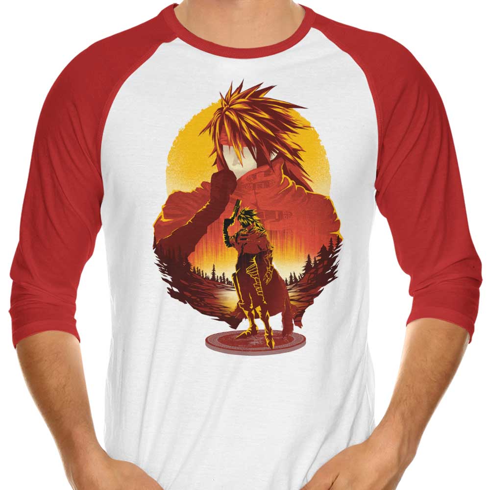 Crimson Sunset - 3/4 Sleeve Raglan