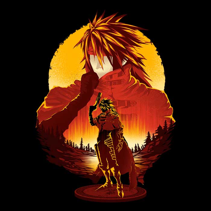 Crimson Sunset - Men's Apparel
