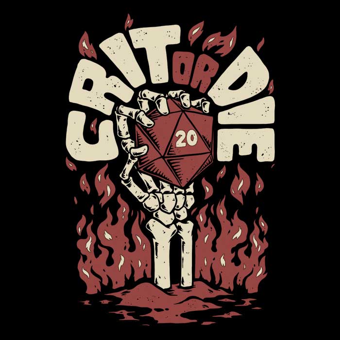 Crit or Die - Long Sleeve