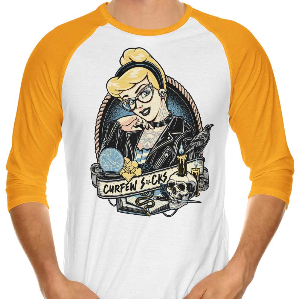 Curfew Sucks - 3/4 Sleeve Raglan