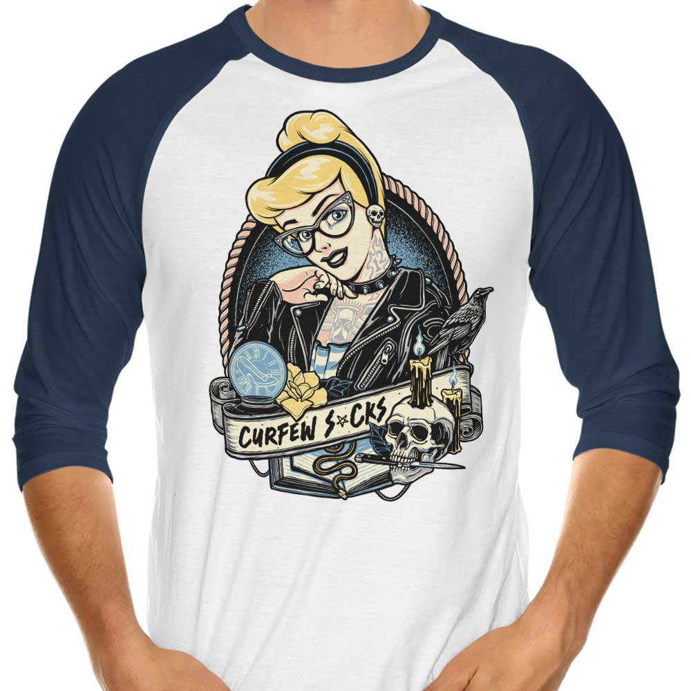 Curfew Sucks - 3/4 Sleeve Raglan