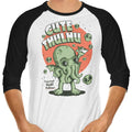Cute-thulhu - 3/4 Sleeve Raglan