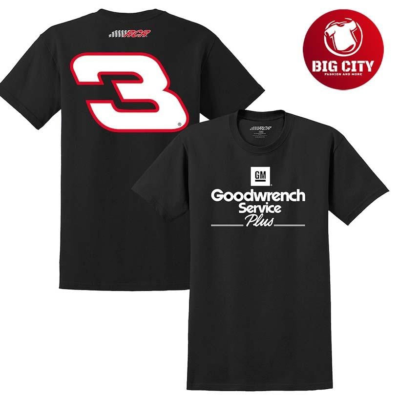 Dale Earnhardt Richard Childress Racing Collection Goodwrench Service Plus Sponsor Lifestyle Two Sided Shirt