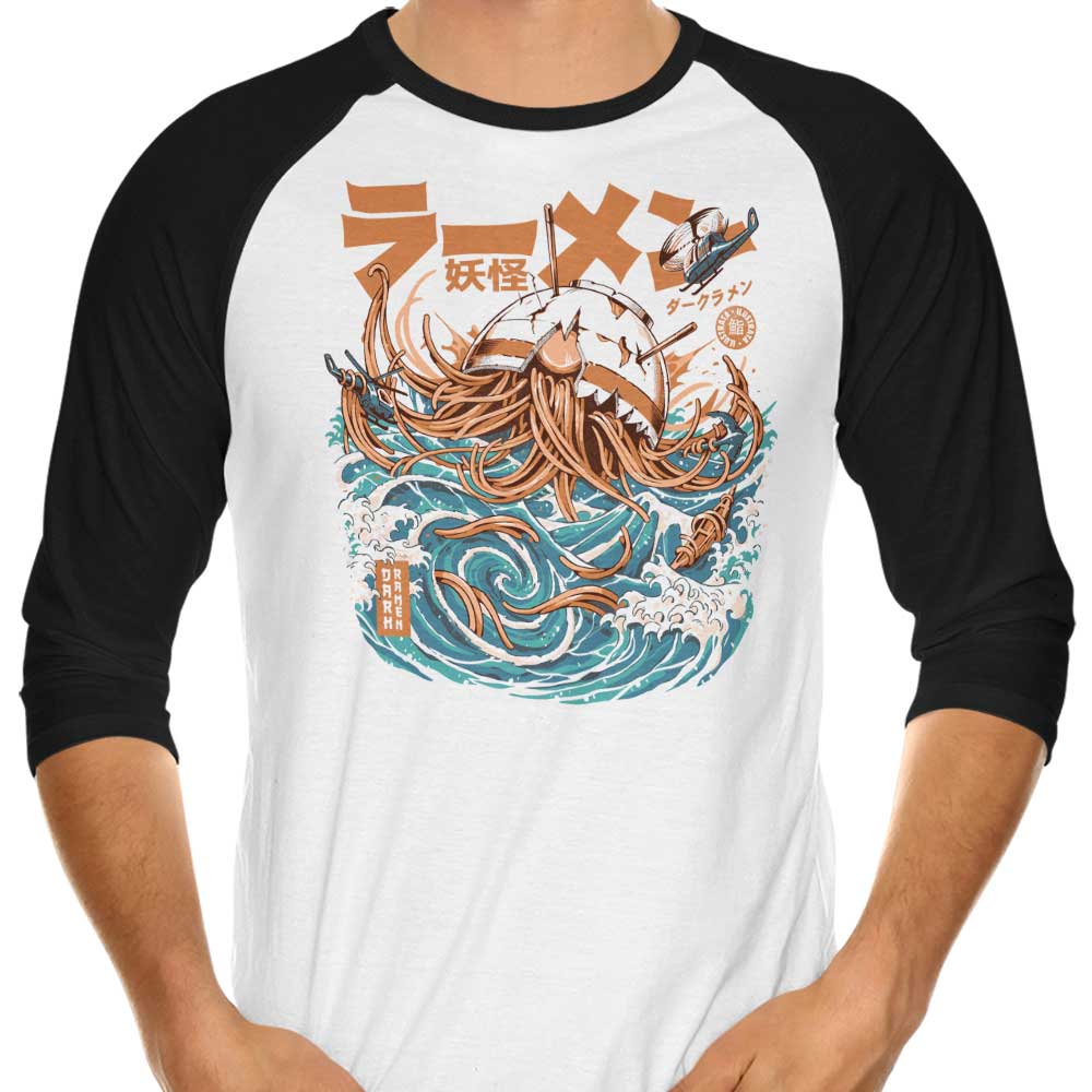 Dark Great Ramen - 3/4 Sleeve Raglan