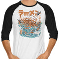 Dark Great Ramen - 3/4 Sleeve Raglan