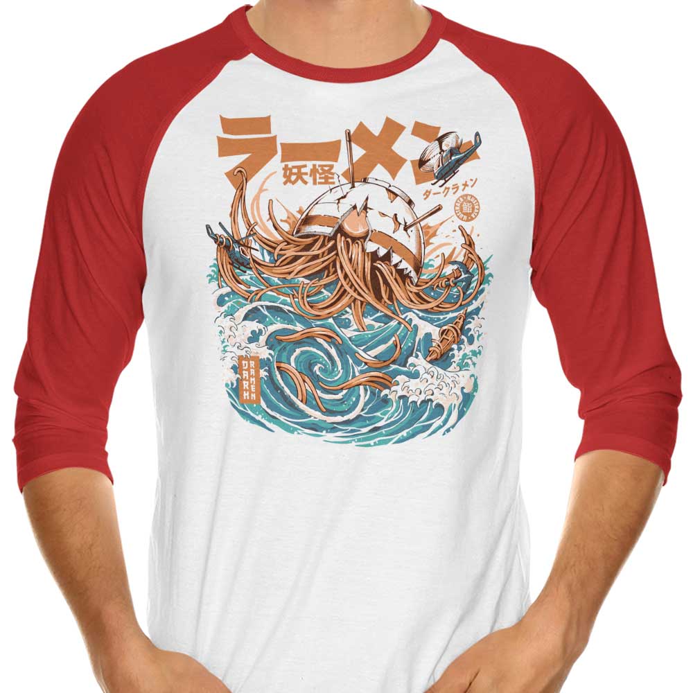 Dark Great Ramen - 3/4 Sleeve Raglan