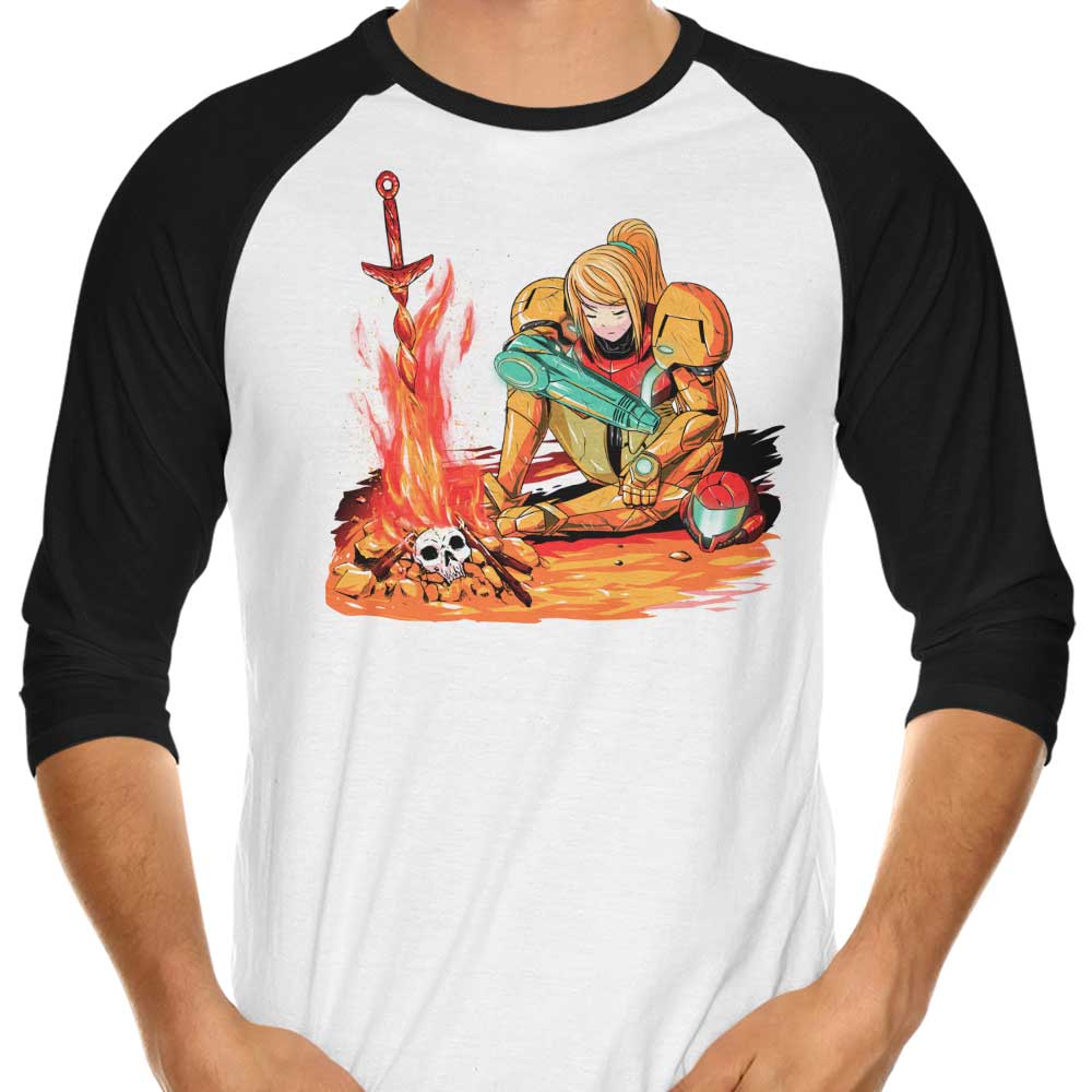 Dark Samus - 3/4 Sleeve Raglan